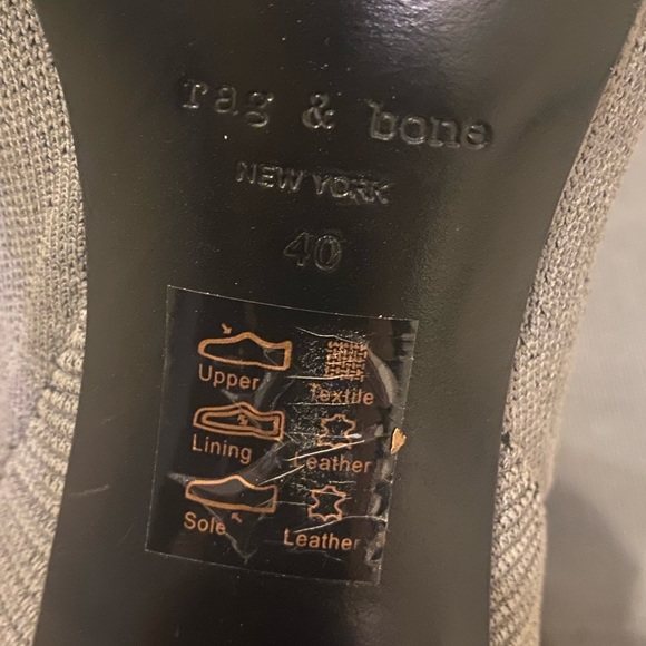 Rag and Bone Ellis Grey knit boot size 39 great condition - Picture 8 of 10